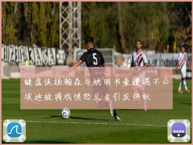 键盘侠杨瀚森与姚明书豪遭遇不公埃迪被调戏愤怒反击引发热议